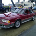 1989 Ford Mustang GT Hatchback 2-Door 5.0L Maroon/Grey