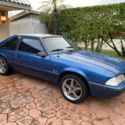 1989 Ford Mustang Hatchback Blue RWD Manual LX