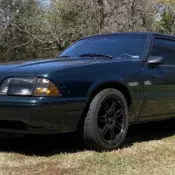 1989 Ford Mustang Hatchback Green LX