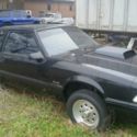 1989 Ford Mustang LX, Drag Race Car, NO RESERVE!  Roller, Roll Cage, NOTCHBACK
