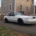 1989 Ford Mustang LX Notchback Coupe 5.0 White 302