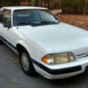 1989 Ford Mustang White 74K Notchback Fox Body 1 Owner