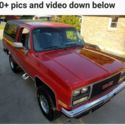 1989 gmc jimmy / chevrolet blazer  55,000 actual miles Fuel Injected