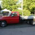 1989 GMC Sierra 3500 Pickup Truck with flatbed dump