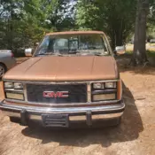 1989 GMC Sierra Pickup Brown C1500