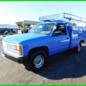 1989 GMC Sierra Utility Truck 8-Cylinder Gas Automatic NO RESERVE
