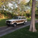 1989 Grand Wagoneer White with Burgundy Restoration