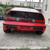 1989 Honda Civic Coupe Red CRX DX
