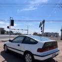1989 Honda Civic Coupe White FWD Manual CRX 1.5 HF