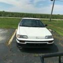 1989 Honda CRX Coupe White FWD Manual CRX 1.5 HF