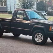 1989 Jeep Comanche Red
