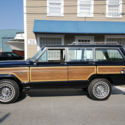 1989 Jeep Grand Wagoneer Black and Tan Interior
