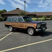 1989 Jeep Grand Wagoneer SUV Red