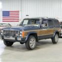 1989 Jeep Wagoneer Limited 66523 Miles Blue SUV 4.0L V6 Automatic
