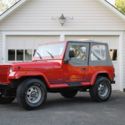 1989 Jeep Wrangler Islander 66184 Miles, 66184 Miles Bright Red SUV I6 4.2L Manu
