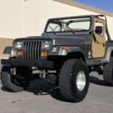 1989 Jeep Wrangler Sahara Sport Utility 2 Door 4x4 Off Roading Lifted Big Tires