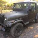1989 Jeep Wrangler with Plow