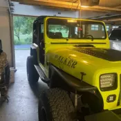 1989 Jeep Wrangler / Yj SUV Green LAREDO