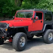 1989 Jeep Wrangler / Yj SUV Red 4WD Automatic