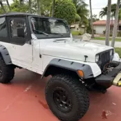1989 Jeep Wrangler / Yj SUV White ISLANDER