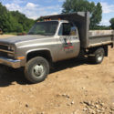 1989 k30 4x4 one ton dually dump truck
