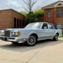 1989 Lincoln Town Car - 41k original miles w/ Carfax- White Leather interior -