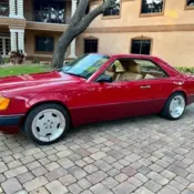 1989 Mercedes 300CE Coupe Red W/ Tan, stunning, Low mileage, RARE!!