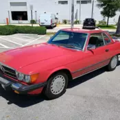 1989 MERCEDES 560 SL 50000 MILES CLEAN CARFAX FLORIDA CAR WORLDWIDE SHIPPING