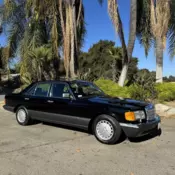 1989 Mercedes-Benz 300SE Sedan Black SE