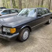 1989 Mercedes-Benz 300SEL Sedan Black SEL