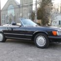 1989 Mercedes-Benz 560 Series 560SL 33,100 Miles Dark Blue convertible 8 Cylinde