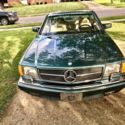 1989 Mercedes Benz 560SEC 2 Owner 89K Miles Blue Green Rare!