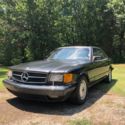 1989 Mercedes-Benz 560SEC showing 125K miles, AMG wheels