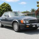 1989 Mercedes Benz, 560SL, Nautical Blue Poly, Linen interior. One Owner
