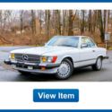 1989 Mercedes Benz 560SL Rear Seat Hard Top Brand new Soft Top California Car