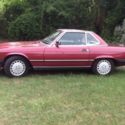 1989 Mercedes-Benz 560SL Roadster, Cabernet Red, Hard and Soft Top Convertible