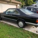 1989 Mercedes-Benz S-Class Coupe Black RWD Automatic SEC