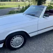 1989 Mercedes-Benz SL-Class Convertible White SL