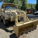 1989 Mercedes Freightliner FLU419 Unimog Loader Back Hoe 4x4  Only 1218 Miles
