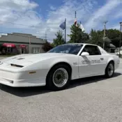 1989 Pontiac Firebird White TRANS AM TURBO