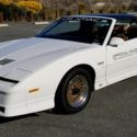 1989 PONTIAC TURBO TRANS AM, INDY PACE CAR, UNTOUCHED SURVIVOR, WINDOW STICKER