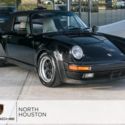 1989 Porsche 911 Turbo Cabriolet 54977 Miles Black 5-Speed Manual