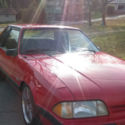 1989 Red Ford Mustang LX 2 Door Coupe 5.0 5 Speed ... video of car running