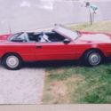 1989 RED TOYOTA CELICA CONVERTIBLE