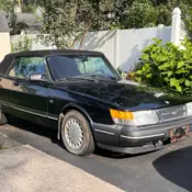 1989 Saab 900 Black