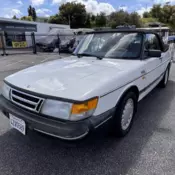 1989 SAAB 900 Convertible White