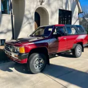 1989 Toyota 4Runner SUV Red 4WD Manual VN66 SR5