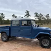 1989 Toyota Bandeirante Extended Cab , Manuel Transmission, Blue Truck