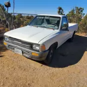 1989 Toyota Pickup Pickup White 1/2 TON LONG WHEELBASE DLX