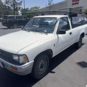 1989 Toyota Pickup White 1 TON LONG WHEELBASE DLX